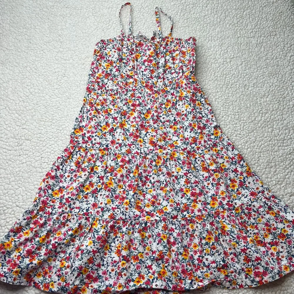 Old Navy Floral Tank Dress Small 6-7